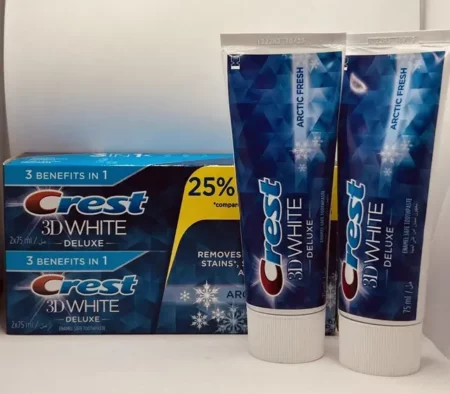 CREST DUO PACK WHITE 75ML