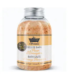 LES PETITS BAINS DE PROVENCE SELS DE BAIN FLEUR D'ORANGER 350G