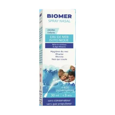 BIOMER SPRAY NASAL ENF/AD ISOTONIQUE 30ML