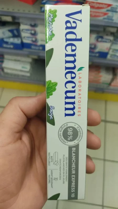 VADEMECUM DENTIFRICE BLANCHEUR EXPRESS 65ML