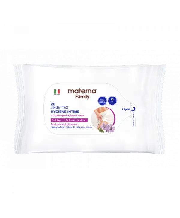MATERNA LINGETTES INTIMES 20PCS – Image 2