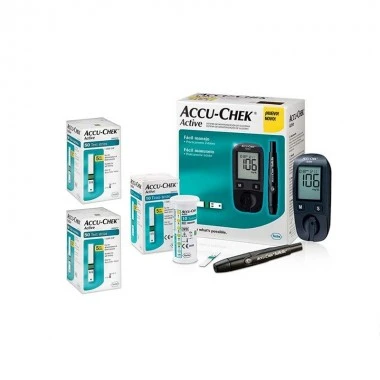ACCU-CHEK COFFRET ACTIVE 100BAND +LECTEUR OFFERT