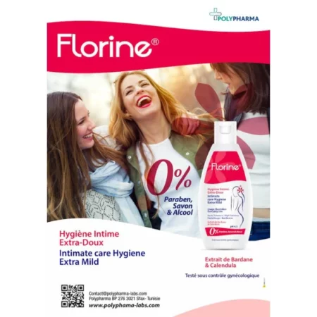 POLYPHARMA FLORINE GEL INTIME BASIC PH8 125ML