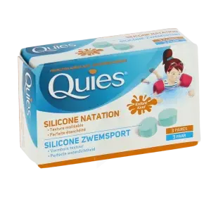 QUIES SILICONE NATATION ENFANT B/6