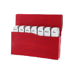 ANYCARE PILULIER MINI BOOK ROUGE 10083