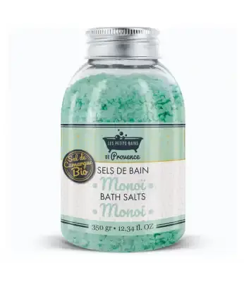 LES PETITS BAINS DE PROVENCE SELS DE BAIN MONOI 350G