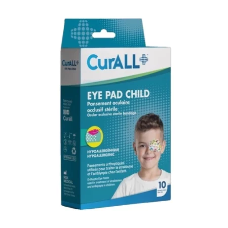 CURALL EYE PAD CHILD B/10