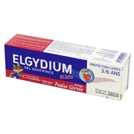 ELGYDIUM DENTIFRICE PROT CARIES KIDS FRAISE GIVREE 50ML 022227
