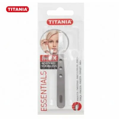 TITANIA PINCE A EPILER INOX 1090/61B