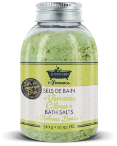 LES PETITS BAINS DE PROVENCE SELS DE BAIN VERVEINE CITRON 350G