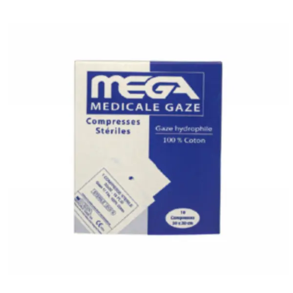 MEGA COMPRESSE STERILE MAILLE 30X30 B/10 – Image 2