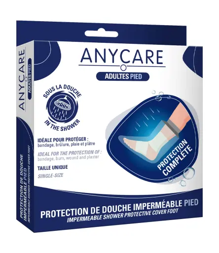 ANYCARE PROTECTION DOUCHE IMPERMEABLE ADULTE PIED – Image 2