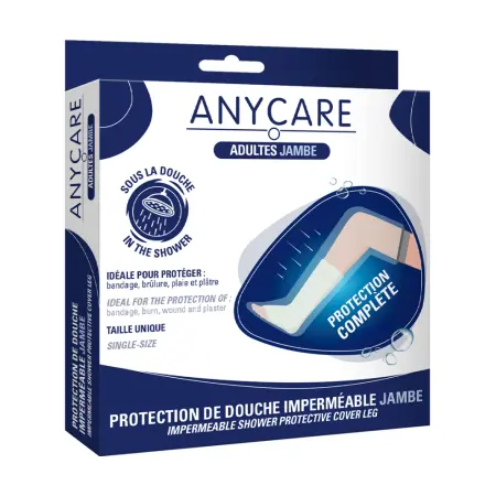 ANYCARE PROTECTION DOUCHE IMPERMEABLE ADULTE JAMBE – Image 2