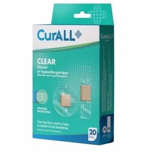 CURALL CLEAR DISCRET INV B/20