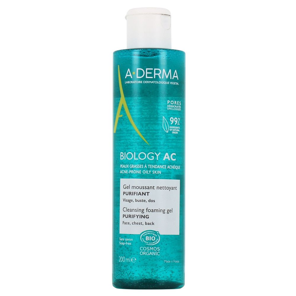 ADERMA BIOLOGY AC GEL MOUSSANT 200ML