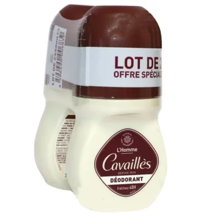 ROGE CAVAILLES HOMME DERMATO AO ROLL ON LOT DE 2X50ML 6839