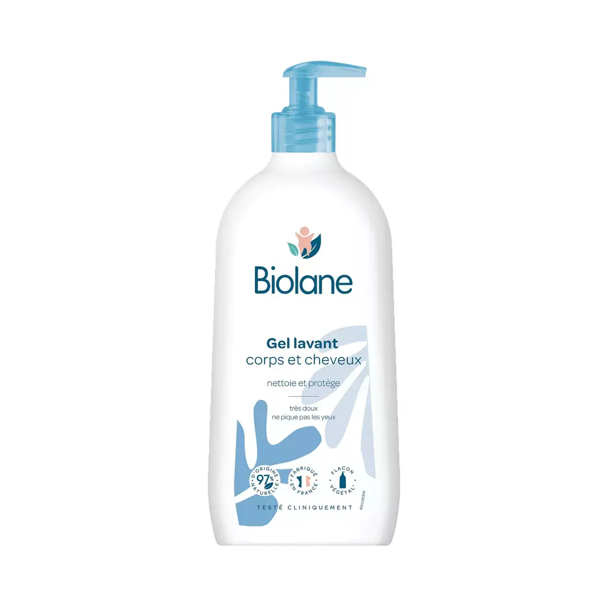BIOLANE GEL CORPS ET CHEVEUX SURGRAS 350ML – Image 2