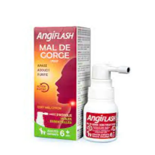 ANGIFLASH MAL DE GORGE 20ML – Image 2