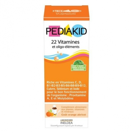 BIO NATURA PEDIAKID 22 VIT & OLIGO SIROP 125ML