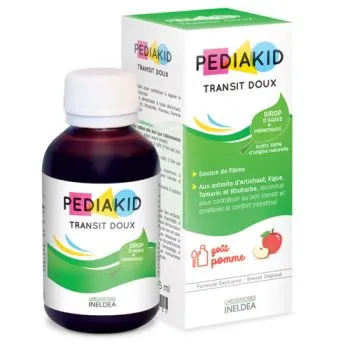 BIO NATURA PEDIAKID TRANSIT DOUX GOUT POMME 125ML