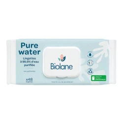 BIOLANE LINGETTES PURE WATER B/48