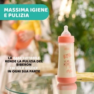 CHICCO BIB PC PERFECT5 GIRL 240ML 2028