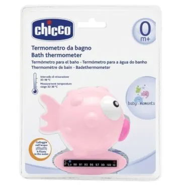 CHICCO THERMOMETRE DE BAIN FISH ROSE