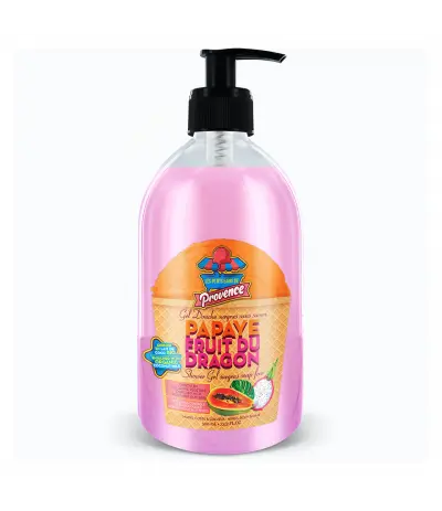 LES PETITS BAINS DE PROVENCE GEL DOUCHE PAPAYE FRUIT DU DRAGON 500ML