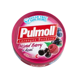 PULMOLL PASTILLE S/SUCRE FRUITS ROUGES +ACAI +VIT C