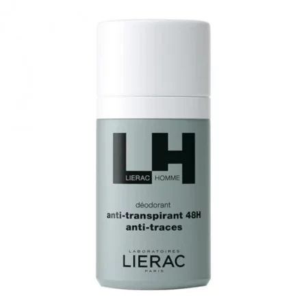 LIERAC HOMME DEO ANTI TRANS ANTI TRACES 48H