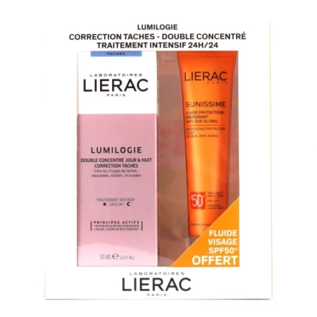 LIERAC LUMILOGIE COFFRET ANTI TACHES SERUM+ MASQUE -50%