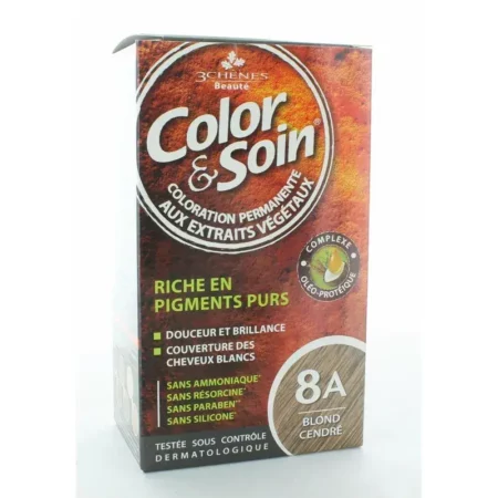 3CHENES COLOR SOIN BLOND CENDRE 8A