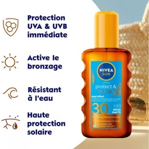 NIVEA HUILE BRONZ SPRAY SPF 4 150ML – Image 4
