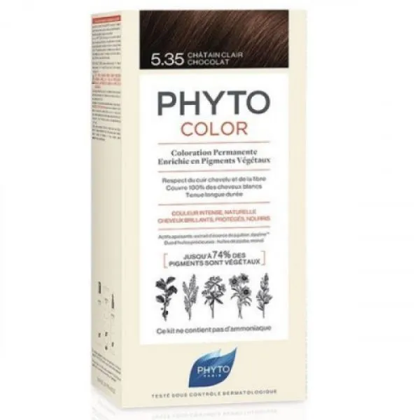 PHYTOCOLOR 5.35 CHATIN CLAIR CHOCOLAT – Image 3