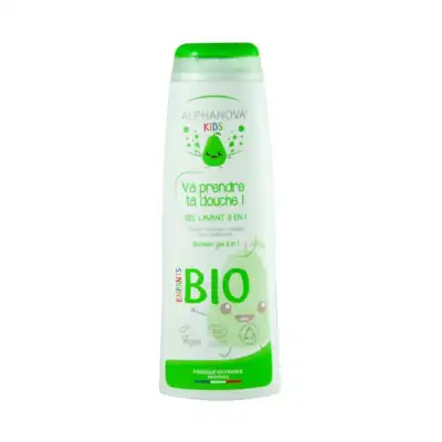 ALPHANOVA GEL LAVANT 3EN1 POIRE KIWI 250ML
