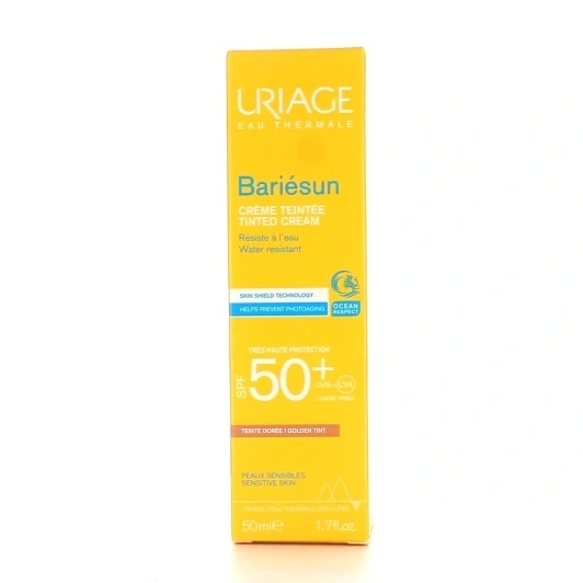 URIAGE BARIESUN CR TEINTEE CREME DOREE 50+ 50ML 08900 – Image 2