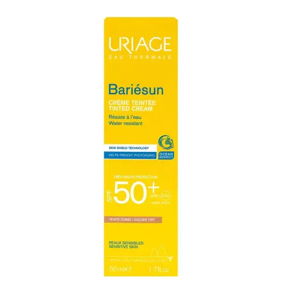 URIAGE BARIESUN CR TEINTEE CREME DOREE 50+ 50ML 08900 – Image 3