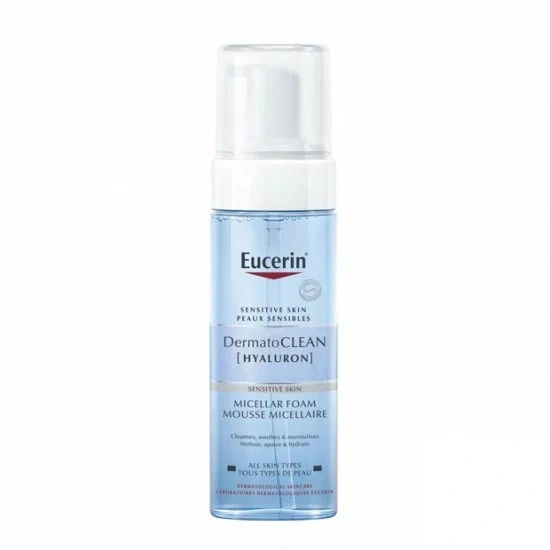 EUCERIN DERMATOCLEAN HYALURON MOUSSE MICELLAIRE 150ML 83577 – Image 2