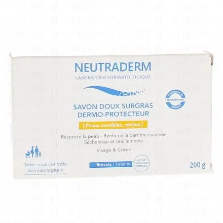 NEUTRADERM SAVON DOUX SURGRAS DERMO-PROTECTECTEUR 200G