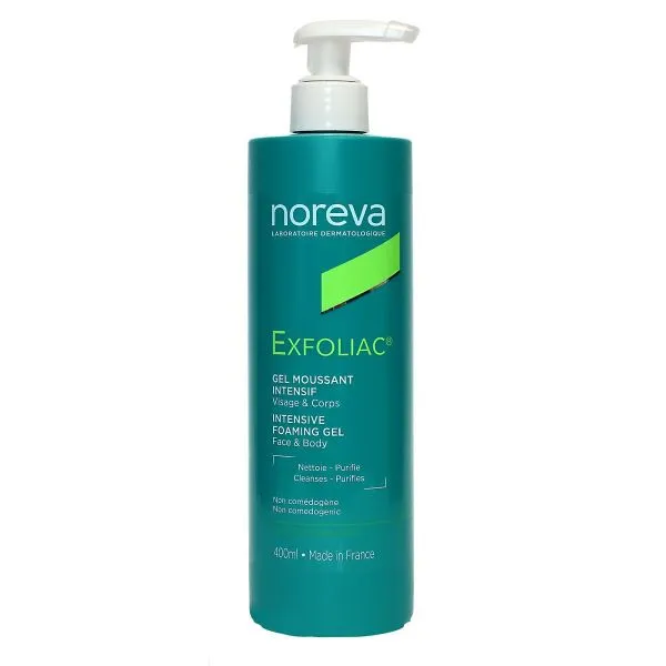 NOREVA EXFOLIAC GEL MOUSSANT INTENSIF 200ML – Image 2