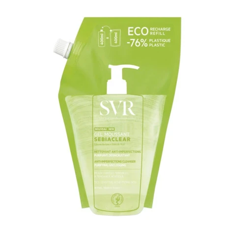 SVR SEBIACLEAR GEL MOUSSANT RECHARGE 400ML – Image 2