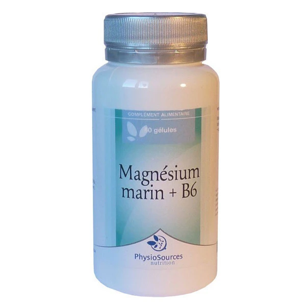 PHYSIO SOURCES MAGNESIUM MARIN + B6 B/60 – Image 2