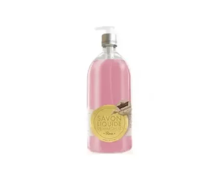 LES PETITS BAINS DE PROVENCE SAVON LIQUIDE ROSE 1L