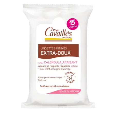 ROGE CAVAILLES LINGETTES EXTRA DOUCES B/15