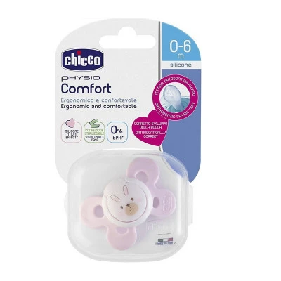 CHICCO SUCETTE PH.CONFORT ROSE SIL 0-6M 59010 – Image 2