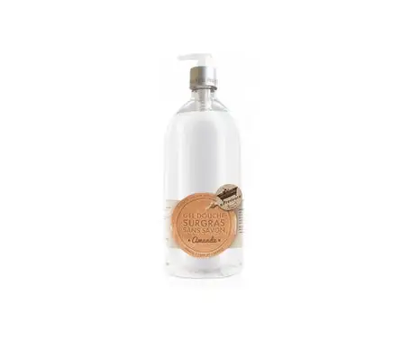 LES PETITS BAINS DE PROVENCE GEL DOUCHE SURGRAS VANILLE FRAISE 1L – Image 2