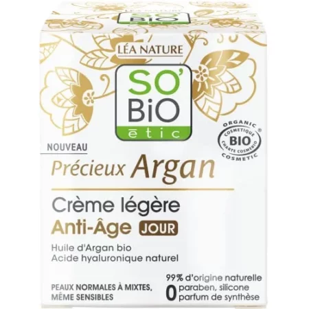 SOBIO CR LEGERE ANTI AGE ARGAN 50ML
