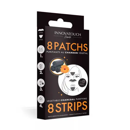 INNOVATOUCH MASQUE CHARBON 8 PATCHS – Image 2