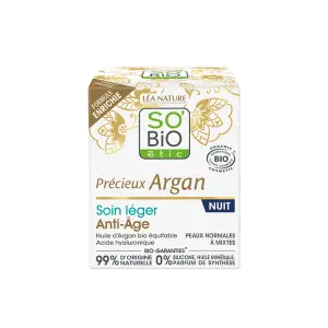 SOBIO SOIN LEGER NUIT ANTI AGE ARGAN 50ML