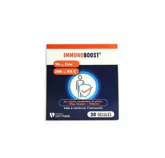 SAFETY PHARMA IMMUNOBOOST ZINC+VIT C COMP B/30